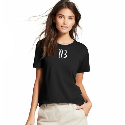 Hard Bodii Black Half Sleeve T Shirt for Women