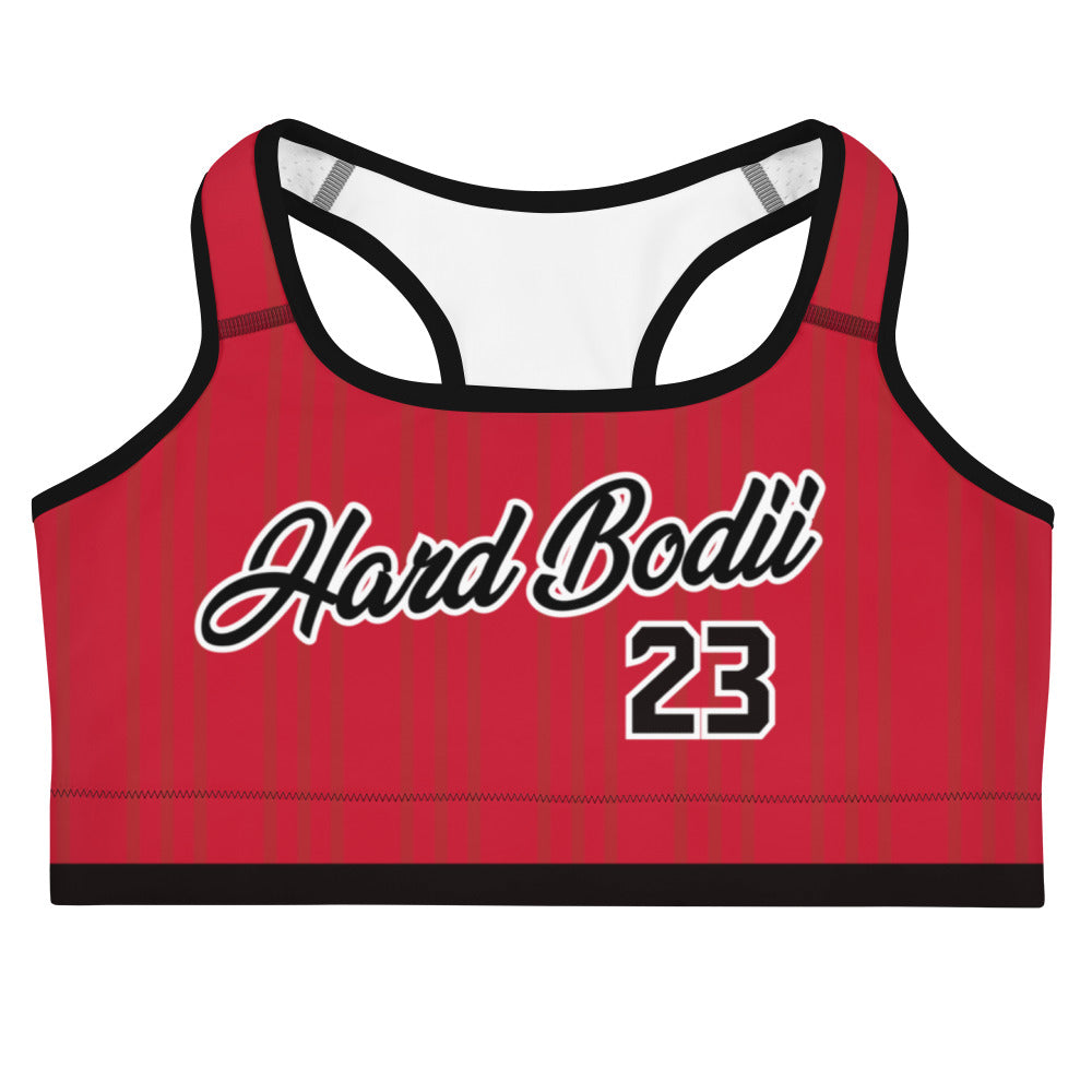 Hard Bodii Legend 23 Sports Bra front