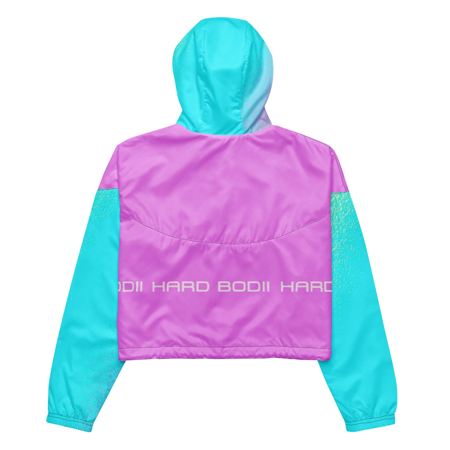 Hard Bodii Rainbow Rebel Cropped Windbreaker back