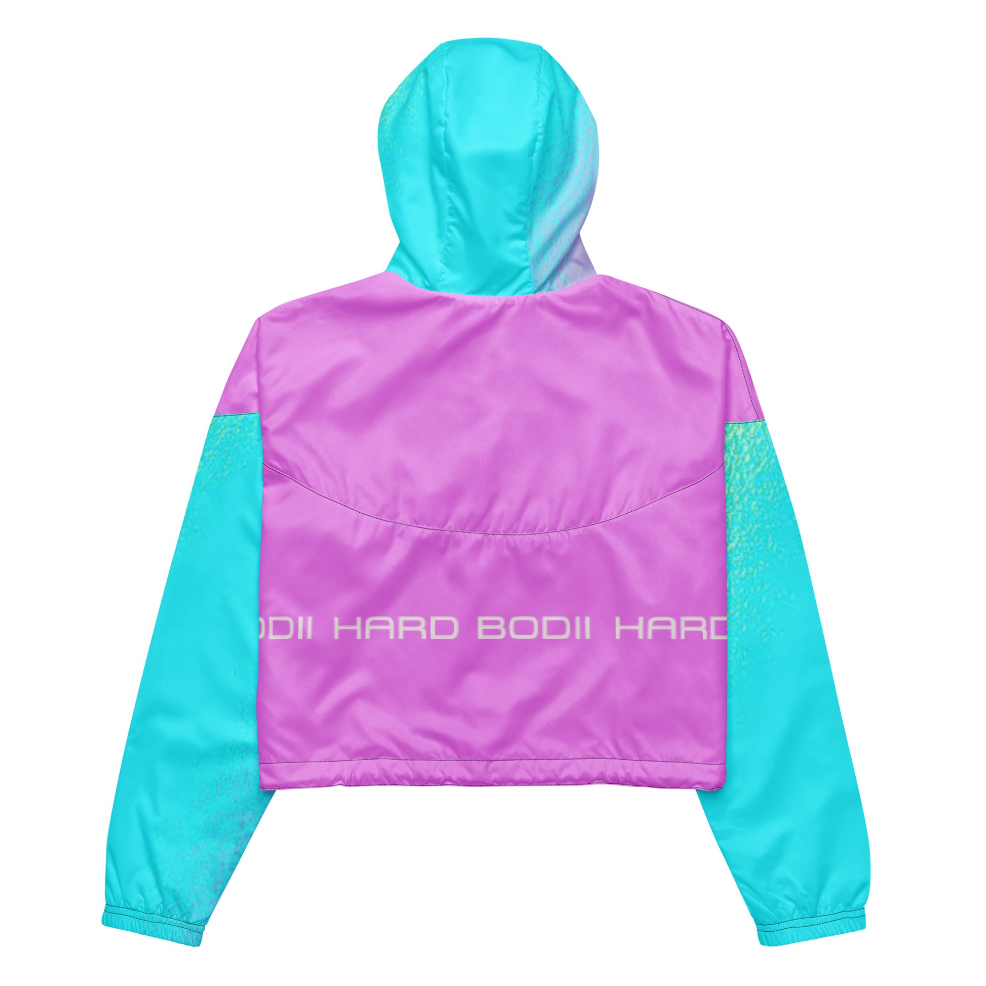 Hard Bodii Rainbow Rebel Cropped Windbreaker back