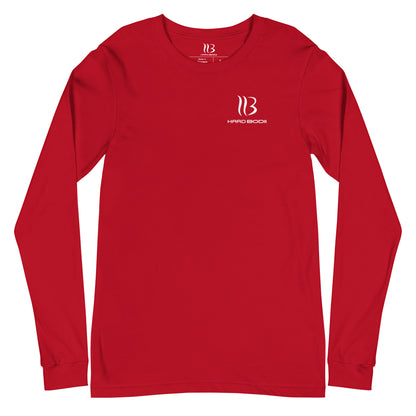 Hard Bodii Classic Long Sleeve Tee red