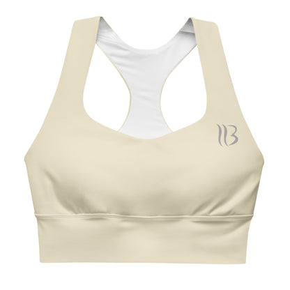 Signature Logo Performance Longline Sports Bra papaya whip