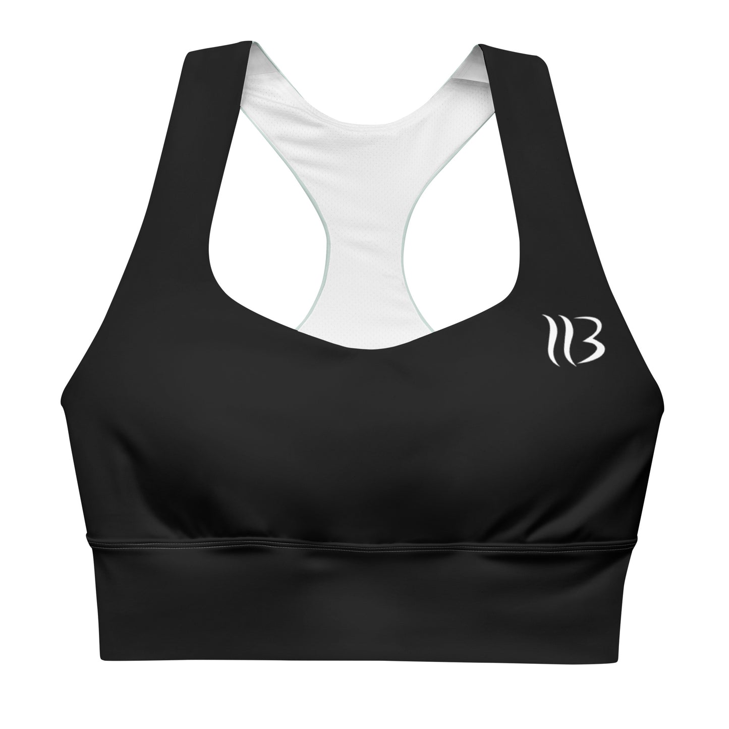 Signature Logo Performance Longline Sports Bra black