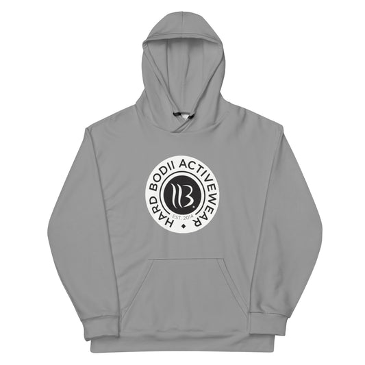 Hard Bodii Emblem Hoodie gray